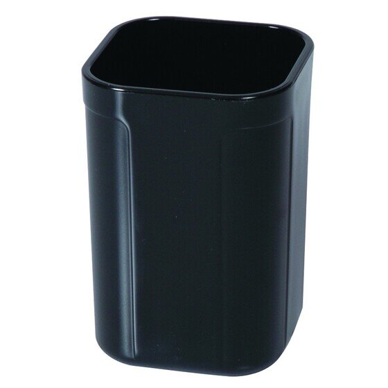 Esselte SWS Pencil Cup – Black | High-Gloss Desk Accessory