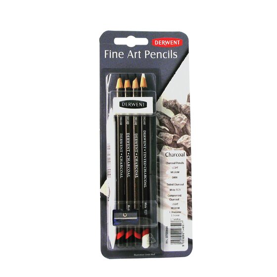 Derwent Charcoal Mixed Media Blister – Drawing & Sketching Set