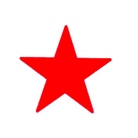 Deskmate Pre-Inked Merit Stamp – Star, Red | 100,000 Impressions
