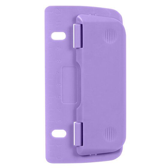 Colourhide Bindermate 2-Hole Punch – Lavender | Compact Binder-Friendly Document Punch