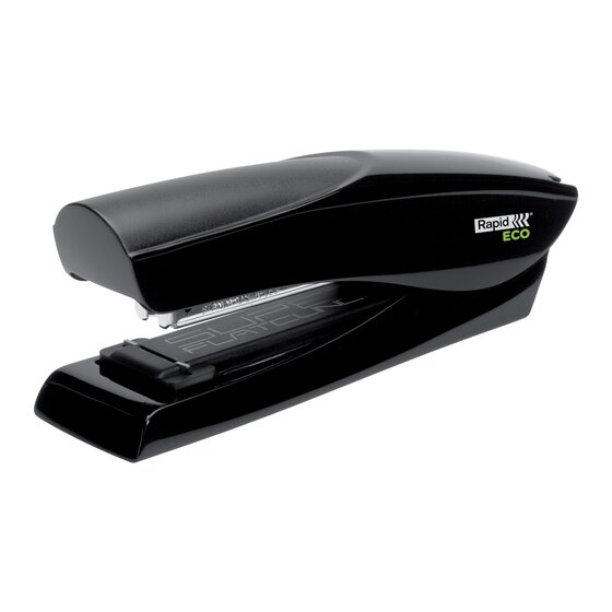 RAPID Eco Half Strip Stapler with SuperFlatClinch Technology – Black