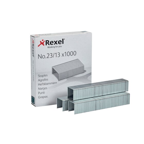 Rexel Staples 23/13mm – Box of 1000 | Up to 90 Sheets