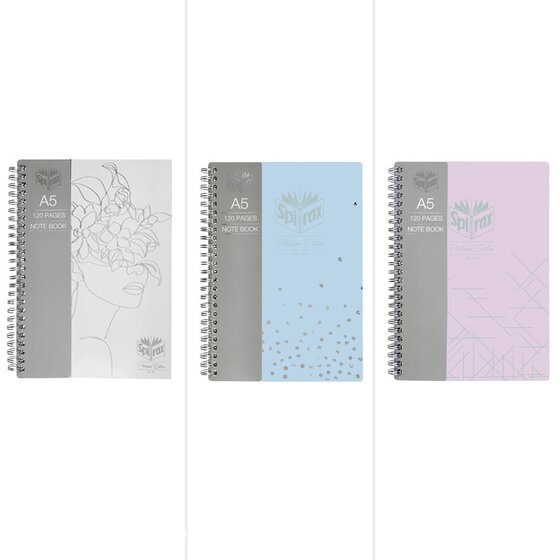 Spirax Platinum Notebook SRT | 120 Pages | 90gsm Paper