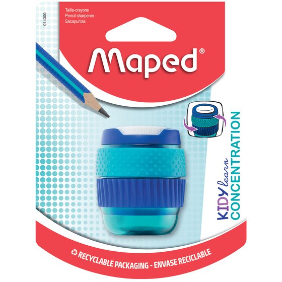 Maped Kidy Learn Concentration Sensory 1-Hole Pencil Sharpener