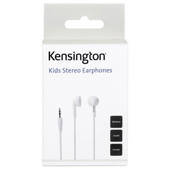 Kensington Kids Stereo Earphones – White