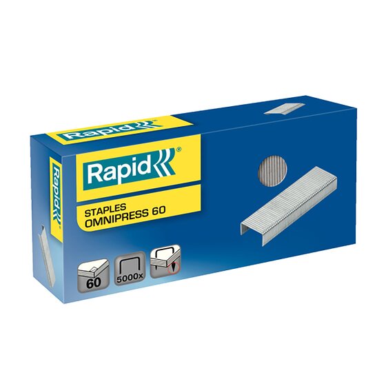 Rapid Omnipress 8.5mm Staples – Box of 5,000 (BX5000)