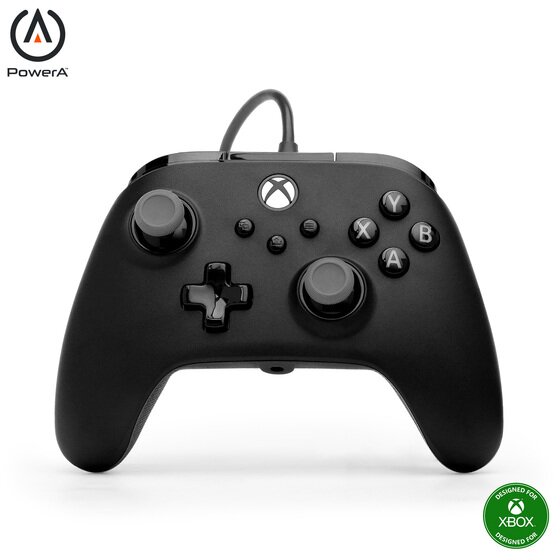 PowerA Advantage Wired PLUS Controller Black – Xbox Series X|S
