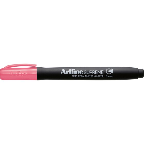 Artline Supreme Permanent Marker – Fine 0.4mm Tip, Pink