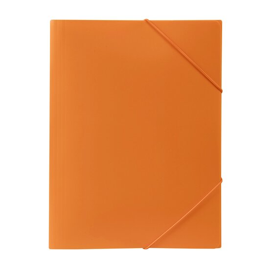 Marbig Document File with Elastic Band – Orange | Papers Stay Put, Even in a Full Bag