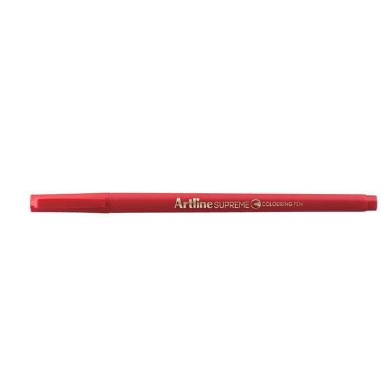 Artline Supreme Colouring Pen – Red (Box of 12)