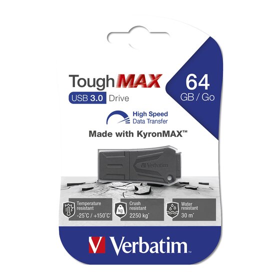 Verbatim ToughMAX USB 3.0 Drive – 64GB