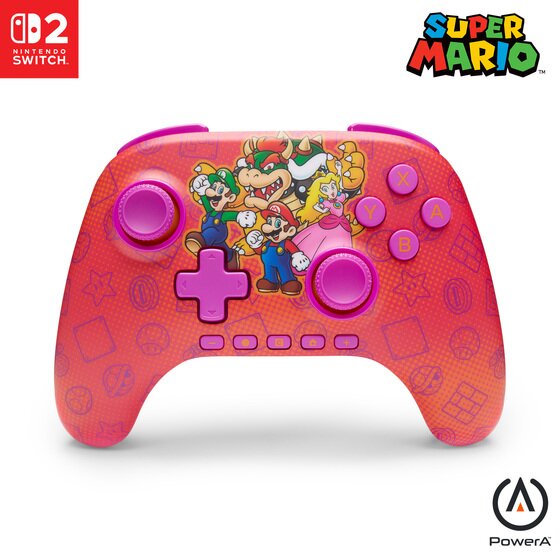 PowerA Advantage Wireless Controller – Mario & Friends | Nintendo Switch 2