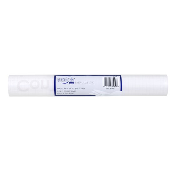 Contact Premium Booking Covering – Matte PVC Self-Adhesive, 15m × 450mm, 80 Mic