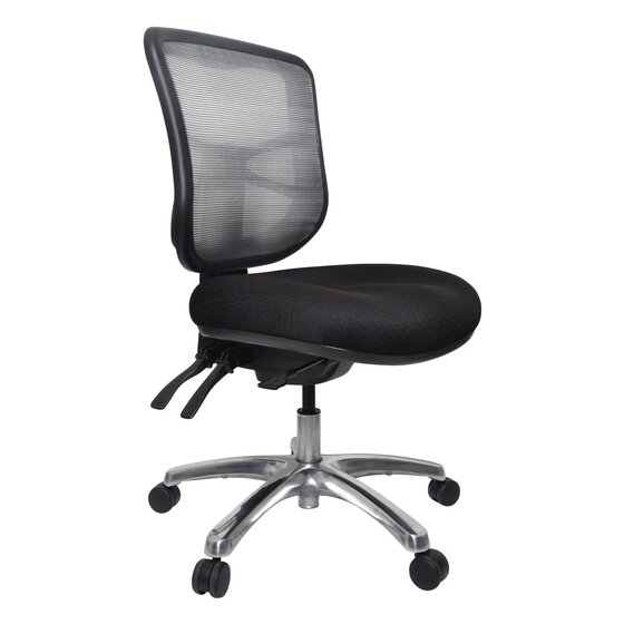 BURO Metro Black Mesh Chair – No Arms | Office Seating