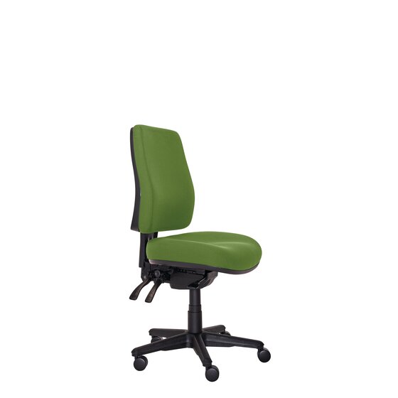 Buro Roma 3 Lever High Back Office Chair – Green Fabric