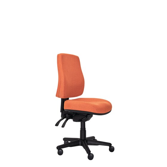 Buro Roma 3 Lever High Back Office Chair – SafeTex Rust Fabric