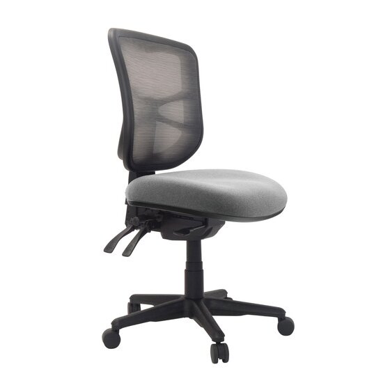 Buro Metro Ergonomic Chair – Seat Slide, Nylon Base, SafeTex Smoke Fabric