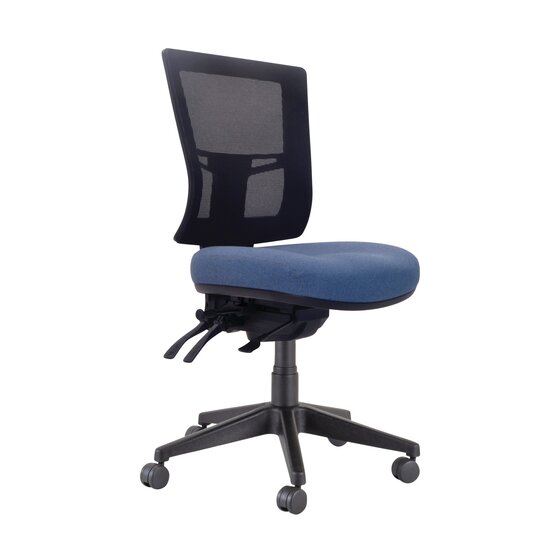 Buro Metro II 24/7 Task Chair – SafeTex Cobalt Fabric, Nylon Base