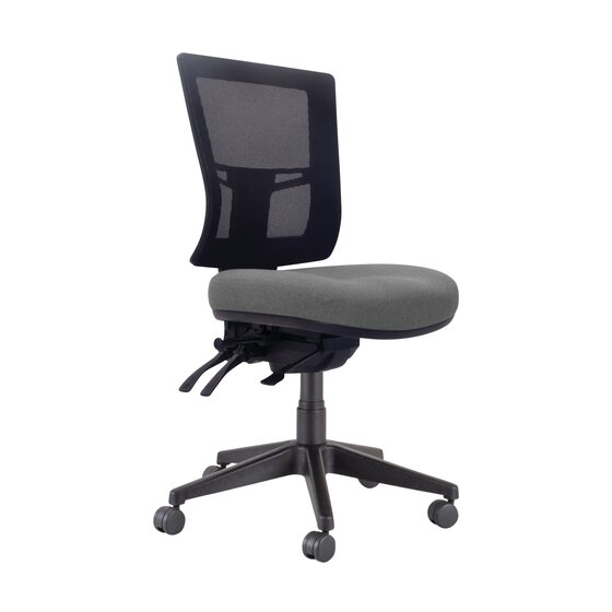 Buro Metro II 24/7 Task Chair – SafeTex Smoke Fabric, Nylon Base