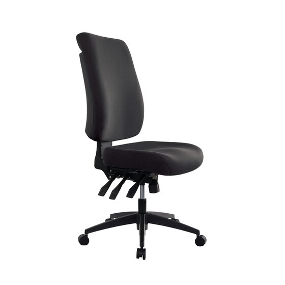 Buro Tidal High Back Office Chair – Black | Australian Made Ergonomic Seating
