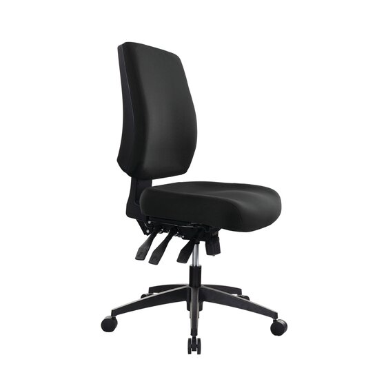 Buro Tidal Mid Back Office Chair – Black | Australian Made, GECA Certified