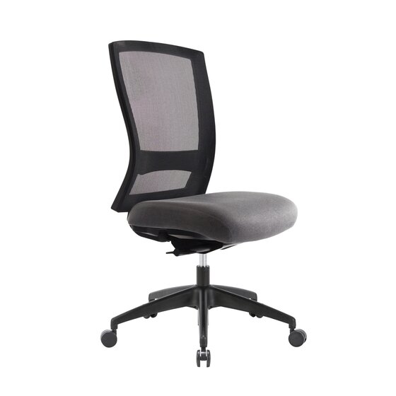Buro Mentor Mesh Chair – Nylon Base, SafeTex Rust Smoke Fabric