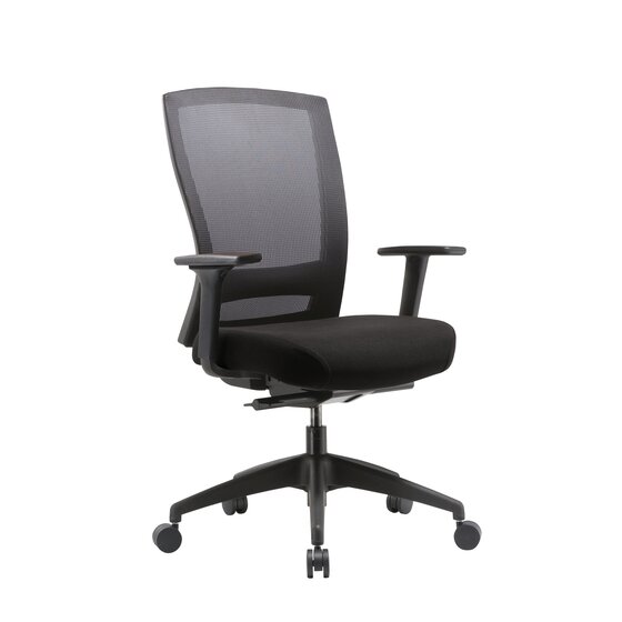 Buro Mentor Mesh Chair with Arms | Nylon Base – Adaptive Ergonomic Seating