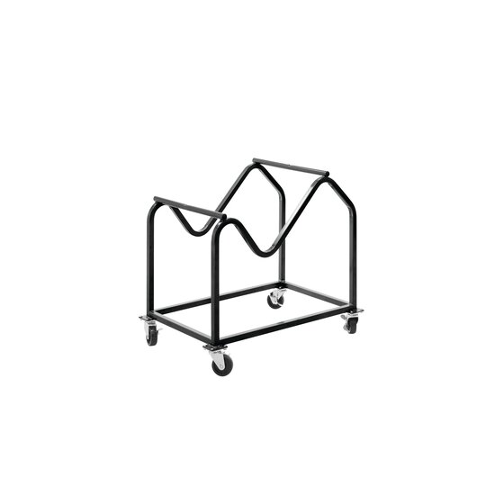 Buro Trolley for Envy & Maxim Chairs – Black Flat Pack