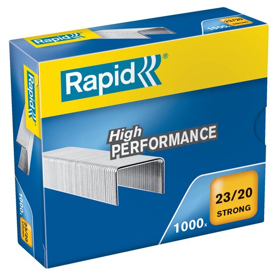 Rapid Strong Staples 23/20mm – Box of 1000 | Galvanised Heavy-Duty