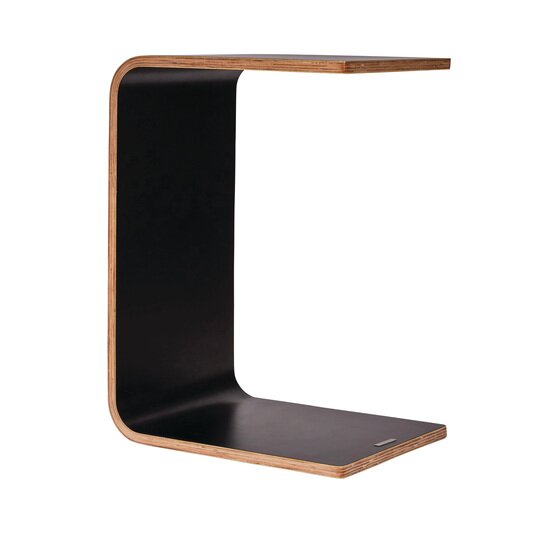 Konfurb Link Table – Black | Compact Dual-Use Coffee & Side Table