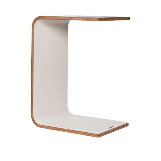 KONFURB Link Table – White | Lightweight Coffee & Side Table for Compact Spaces