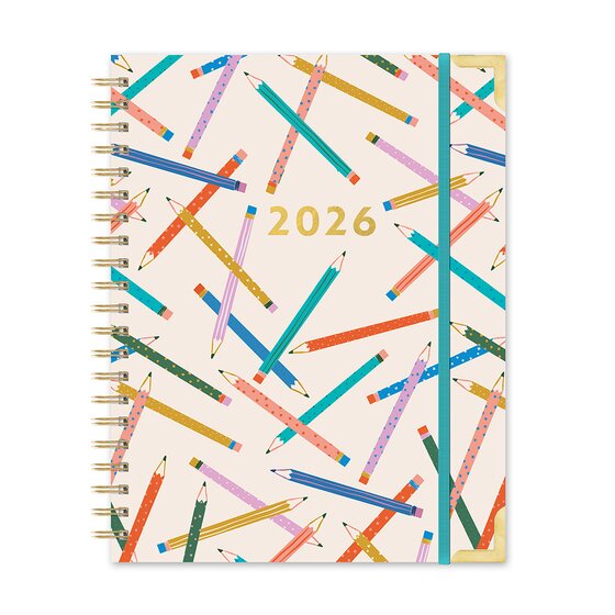 Orange Circle 2026 Make Your Mark WTV Diary – 216 x 279 mm