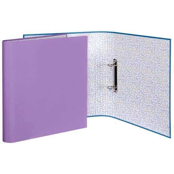 Marbig Soft Touch 2D Ring Binder – 25mm Rings, Assorted Colours