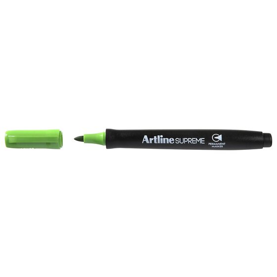 Artline Supreme Permanent Marker – Lime Green (Single)