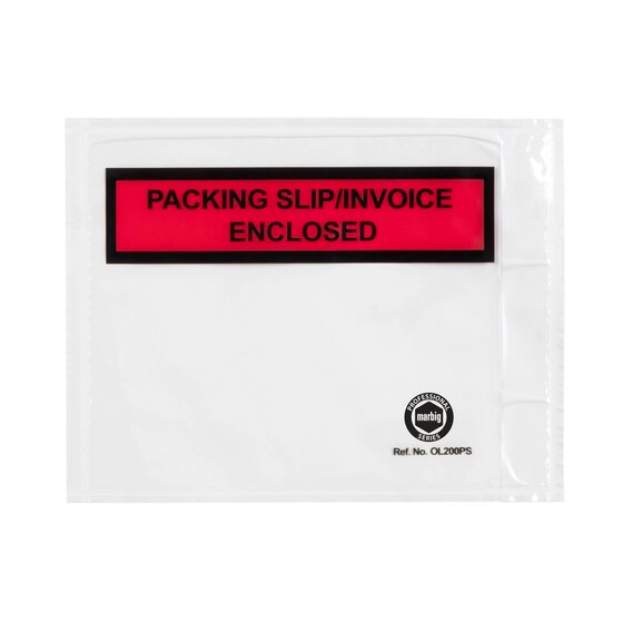 Marbig Professional Packaging Envelope – Packing Slip/Invoice Enclosed, 155 x 115mm, Box of 1000