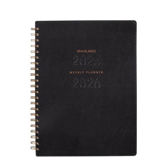 At-A-Glance Signature Financial Year Diary A4 Week-to-View 2025/26