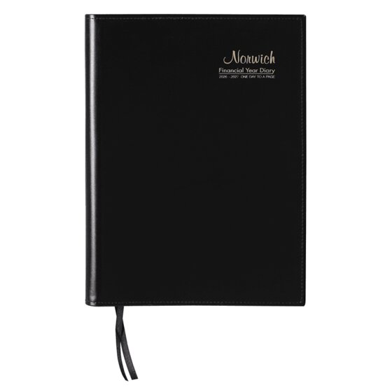 Cumberland Norwich Spiral Financial Year Diary A4 Day-to-Page 2026/2027