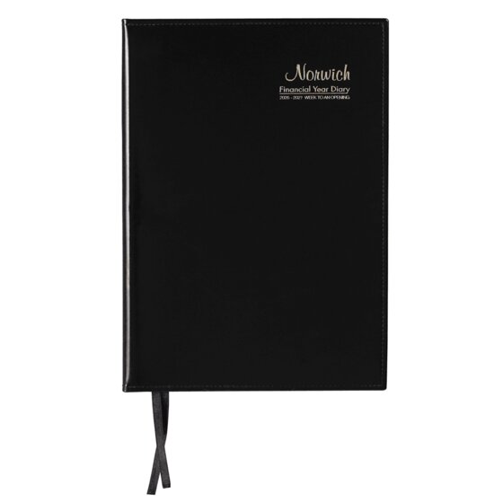 Cumberland Nwich FY 2026/27 Diary – A4 Week to View, Black