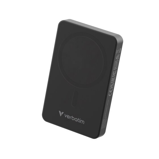 Verbatim Charge 'n' Go Magnetic Wireless Power Bank | 10000mAh + USB-C PD