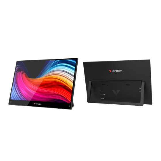 Verbatim Portable Touchscreen Monitor 14" Full HD | 10-Point Multi-Touch | IPS Panel | Stereo Speakers