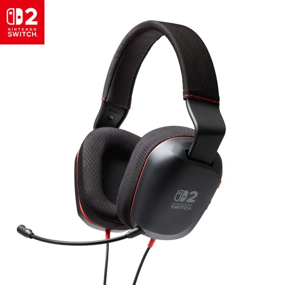 PowerA Wired Stereo Headset – Black – Nintendo Switch 2 (Officially Licensed)