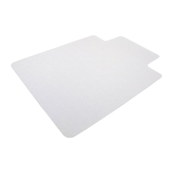 Floortex Clear PVC Chair Mat for Hard Floors – 114×135 cm Keyhole