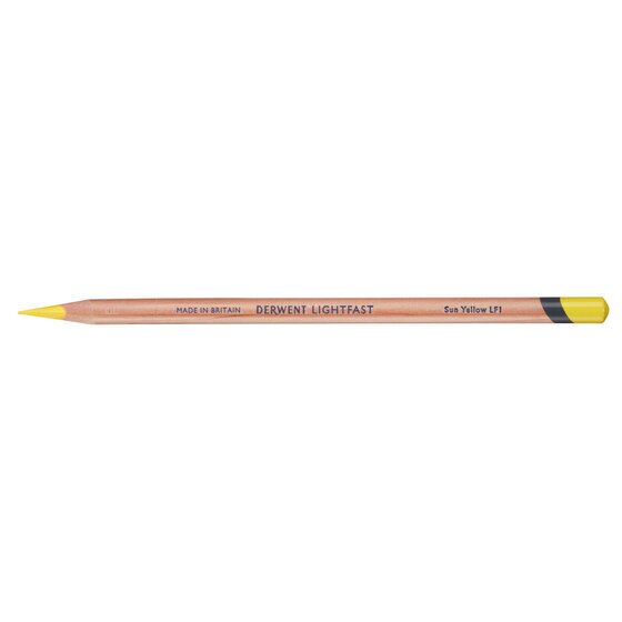 Derwent Lightfast Pencil – Sun Yellow | 100-Year Lightfast Coloured Pencil