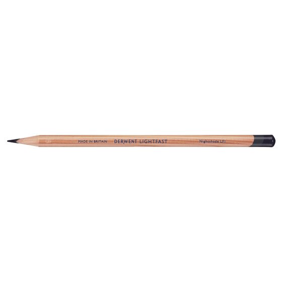 Derwent Lightfast Pencil – Nightshade | Fade-Resistant Opaque Colour Pencil for Artists