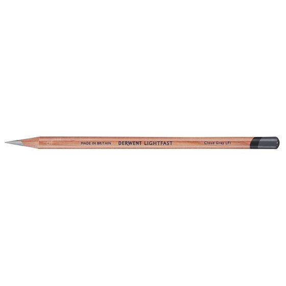 Derwent Lightfast Pencil – Cloud Grey | Opaque Laydown, 100-Year Fade Resistance