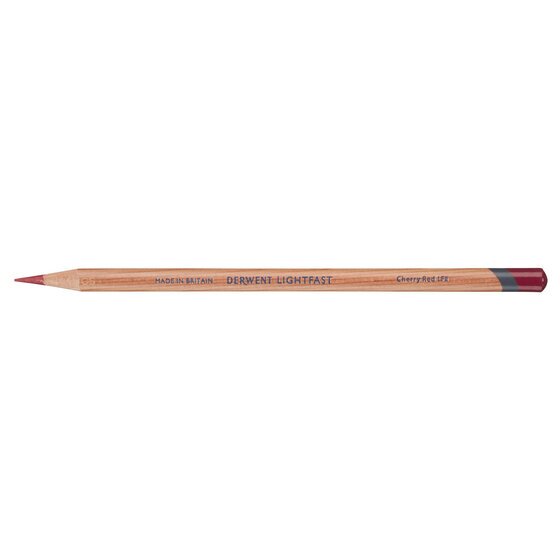 Derwent Lightfast Pencil – Cherry Red | Lightfast Core, Up to 100-Year Colour Stability