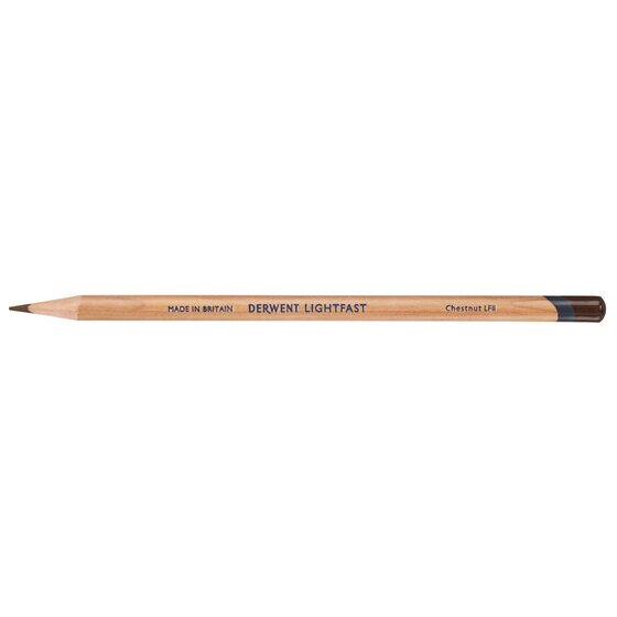 Derwent Lightfast Coloured Pencil – Chestnut | Long-Lasting Art Pencil for Layering & Detail Work