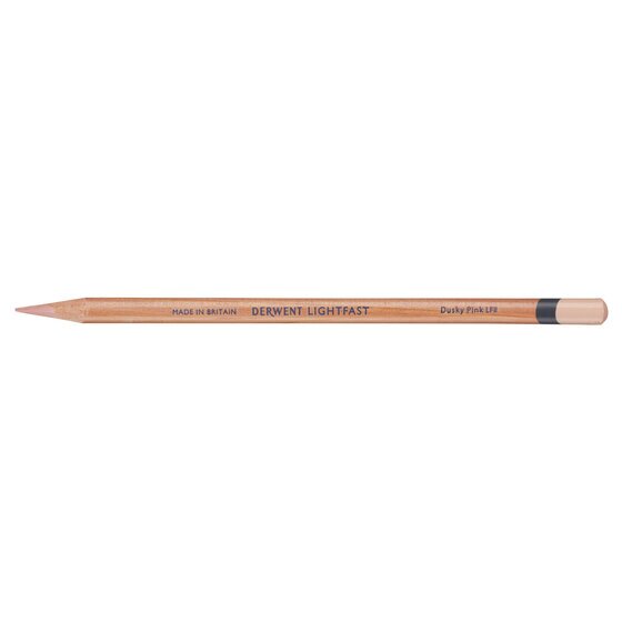 Derwent Lightfast Coloured Pencil – Dusky Pink | Muted Rose Pencil for Soft Fills & Shading