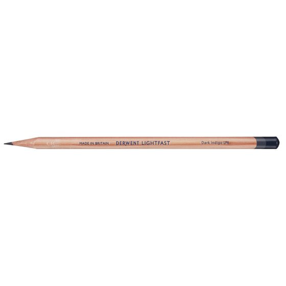 Derwent Lightfast Pencil – Dark Indigo | Oil-Based Core, 100-Year Lightfastness