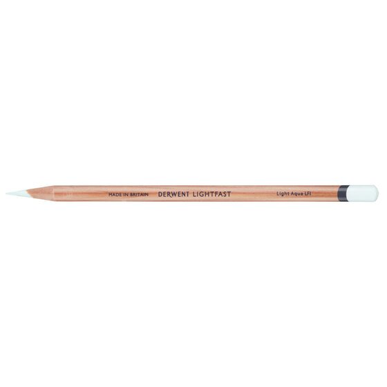 Derwent Lightfast Pencil – Light Aqua | Long-Lasting Colour for Artists